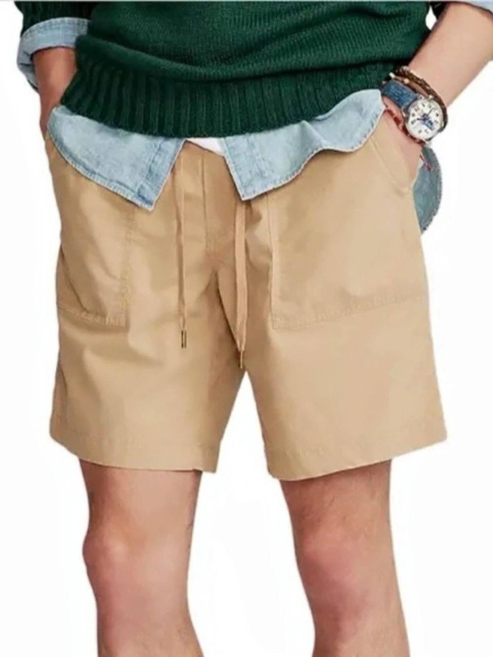 Polo Ralph Lauren Khaki Utility Shorts – Size M